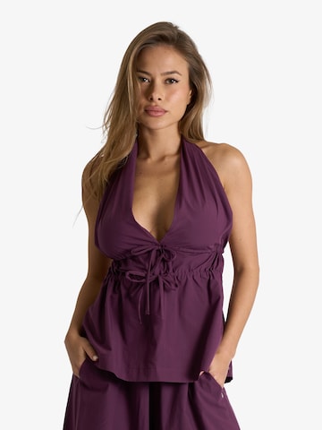 Ottod’Ame - Top em roxo: frente