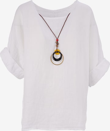 Chemisier 'Lina' Seasons of April en blanc : devant