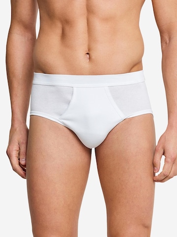 SCHIESSER Slip 'Cotton Essentials Doppelripp'‌‌‌‌‌‌‌‌‌ in Weiß