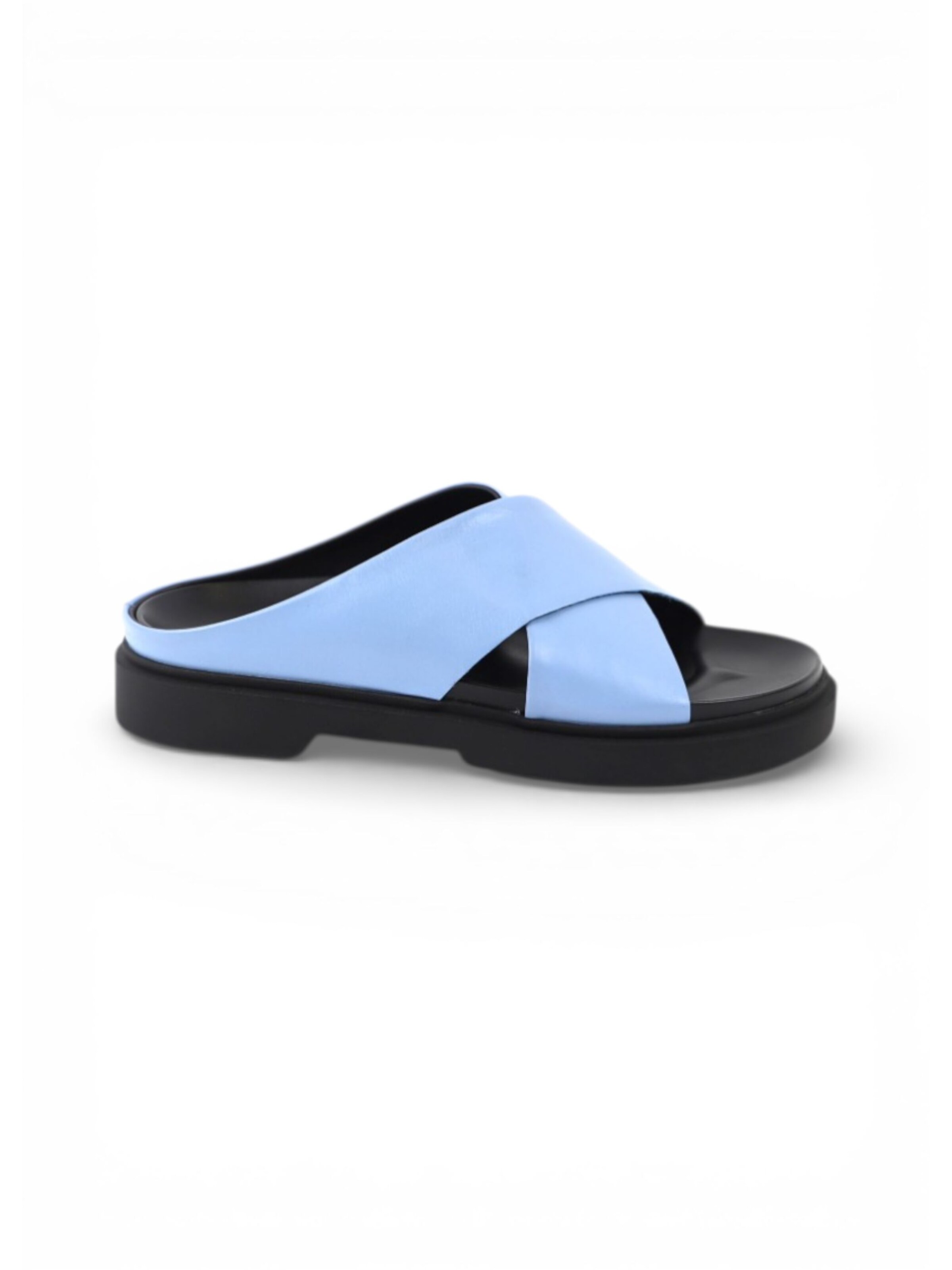 Apple of Eden Mules 'PRIM' in Blue: front