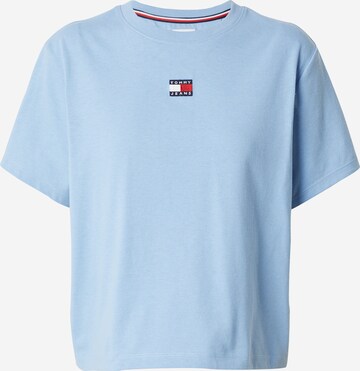 T-shirt Tommy Jeans en bleu : devant