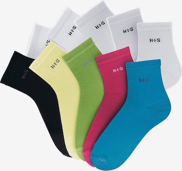 H.I.S Socks in Blue: front