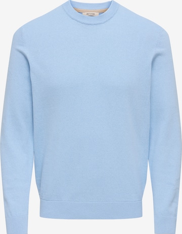 Only & Sons Свитер 'ONSREX' в Синий: спереди