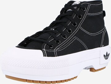 ADIDAS ORIGINALS - Zapatillas deportivas altas 'Nizza Trek' en negro: frente