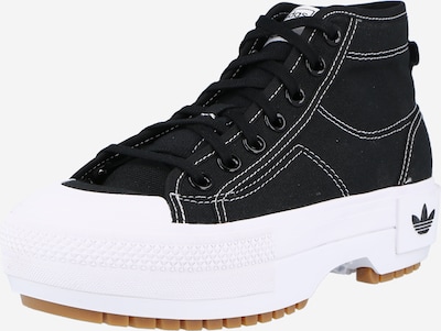 ADIDAS ORIGINALS Sneaker 'Nizza Trek' in schwarz / weiß, Produktansicht