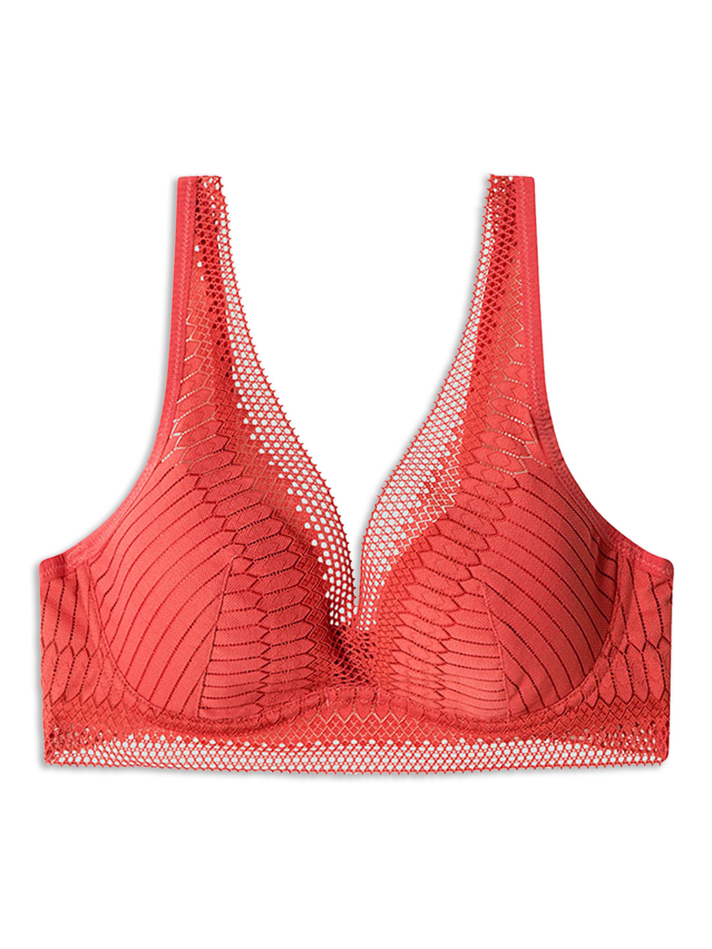 Gisela Сутиен с триъгълни чашки Сутиен в розово: отпред