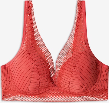 Triangolo Reggiseno di Gisela in rosa: frontale