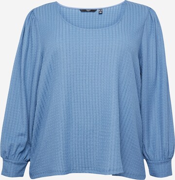 Vero Moda Curve Blouse 'Belita' in Blauw: voorkant