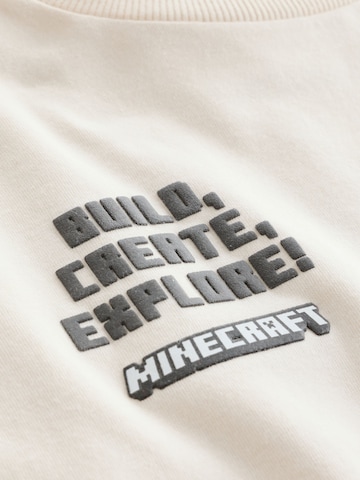 Next Shirt 'Minecraft' in Beige