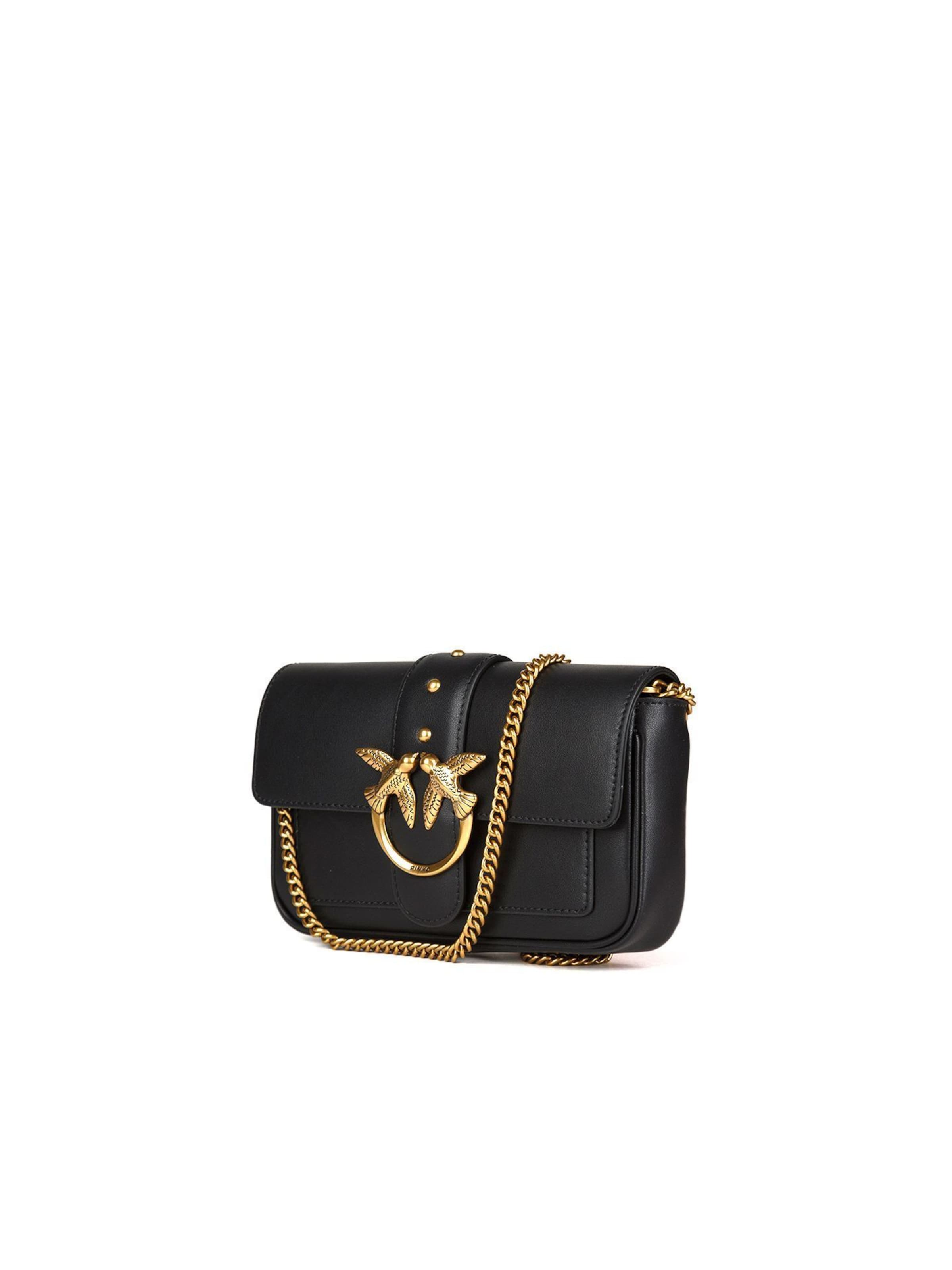 PINKO Crossbody bag 'Love One' in Black