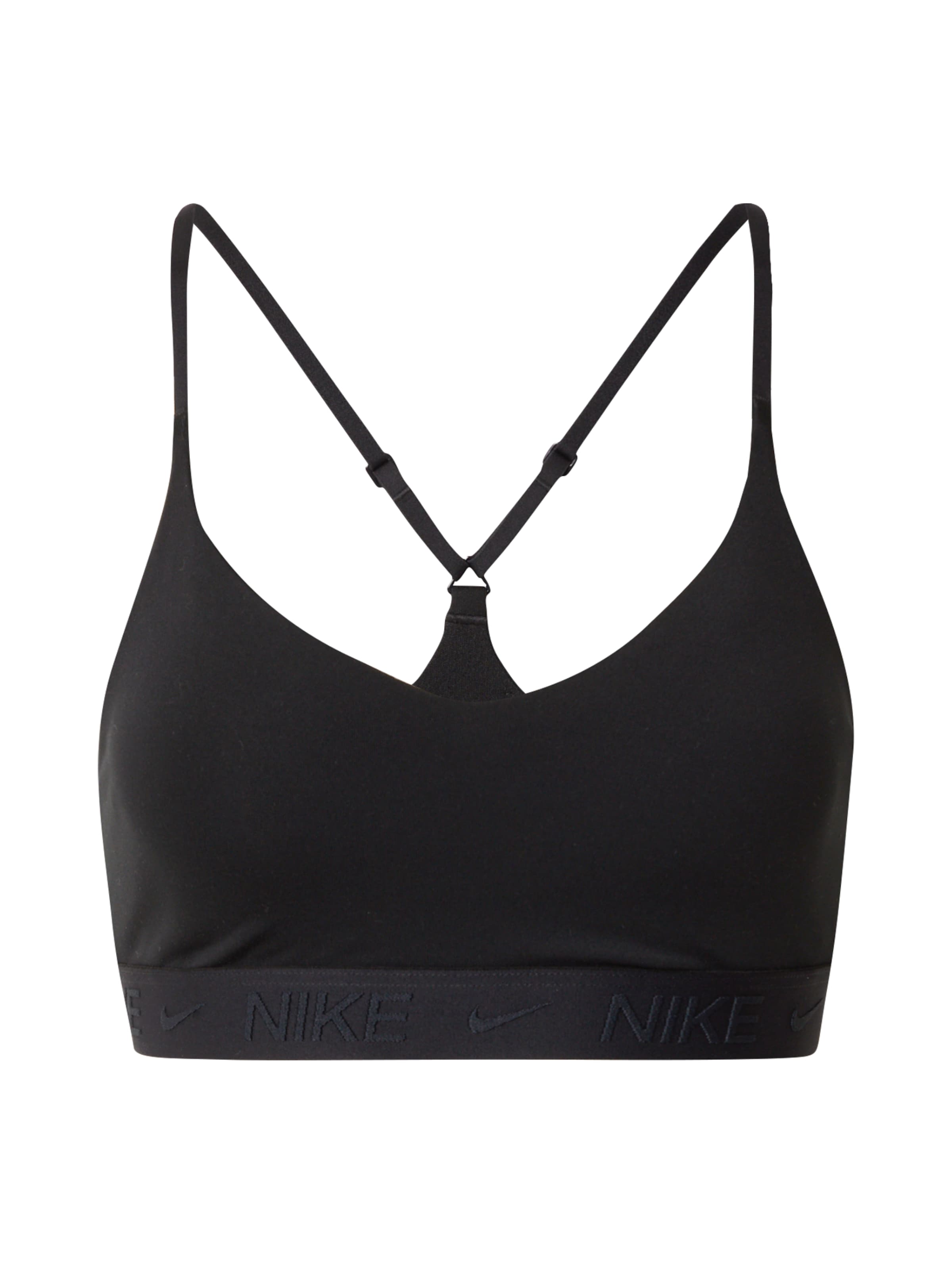 NIKE Bralette Sports bra &#x27;Indy&#x27; in Black: front