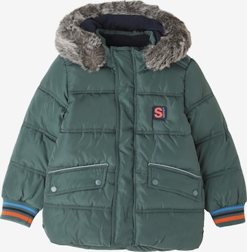 s.Oliver Winter Jacket in Green: front