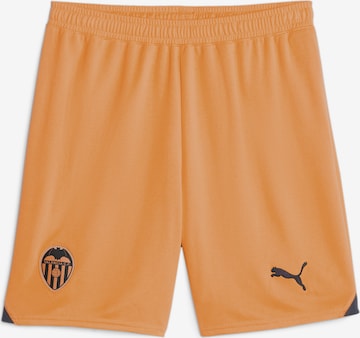 PUMA Regular Sportbroek 'Valencia CF' in Oranje: voorkant