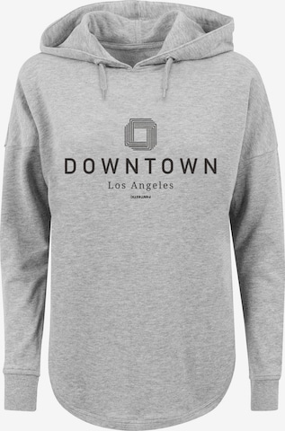Sweat-shirt 'Downtown LA' F4NT4STIC en gris : devant