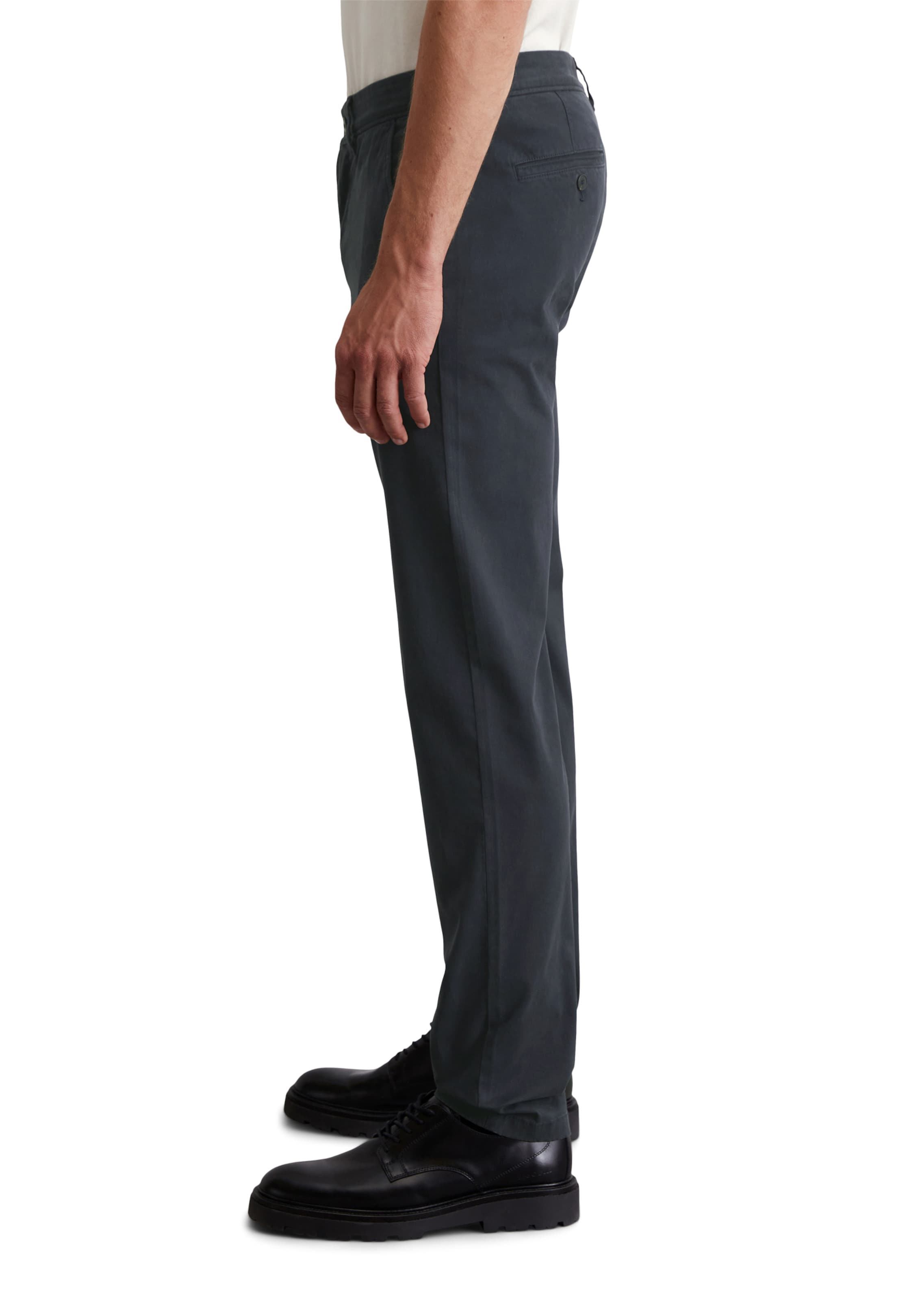 Marc O'Polo Regular Chino trousers ' Stig ' in Blue