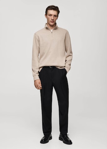 MANGO MAN Shirt 'Shanghai' in Beige