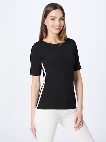 HUGO Red - Camiseta 'Darvela' en negro: frente