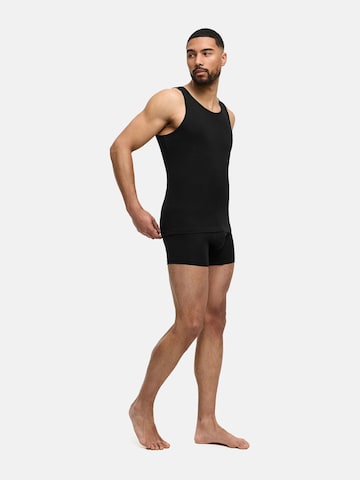 cfab (formerly creamy fabrics) - Camiseta térmica 'Cotton Herren Unterhemd' en negro