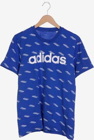 ADIDAS PERFORMANCE T-Shirt L in Blau: predná strana