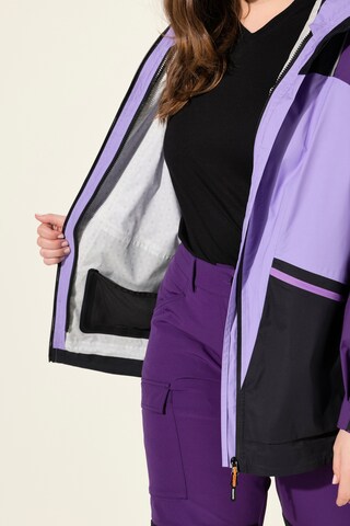 Ulla Popken Übergangsjacke in Lila