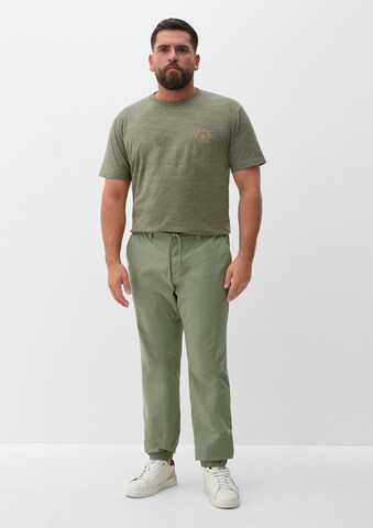 Effilé Pantalon s.Oliver en vert