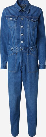 Pepe Jeans Jumpsuit 'Hunter' in Blauw: voorkant