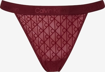 Calvin Klein Underwear Tanga – červená: přední strana