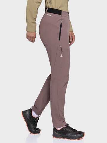 Schöffel Regular Outdoorbroek ' Hiking Pants Style Blaustein WMS ' in Lila
