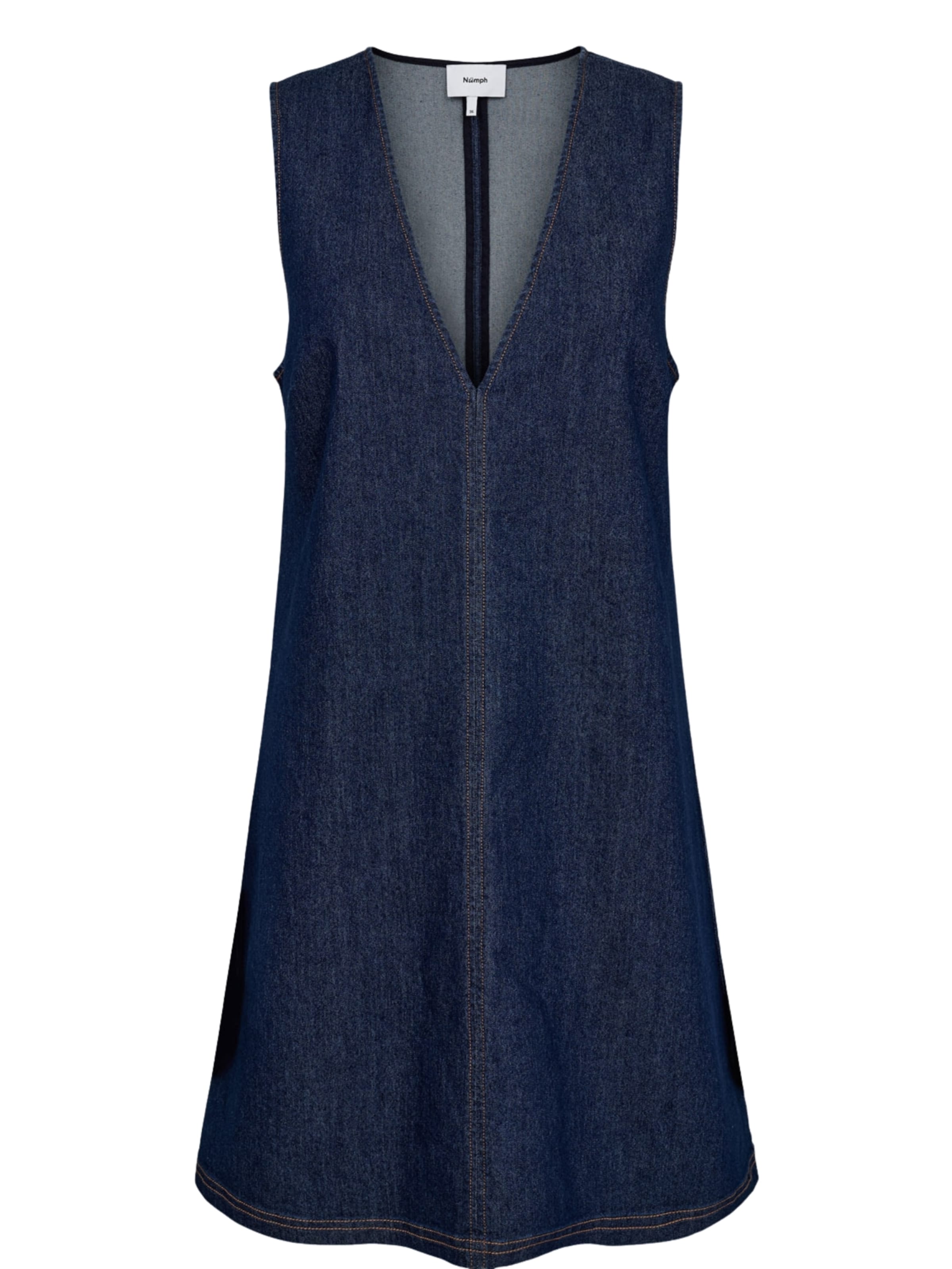 NÜMPH Kjole 'Hally' i blå: forside