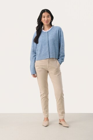 Part Two Gebreid vest 'Linika' in Blauw