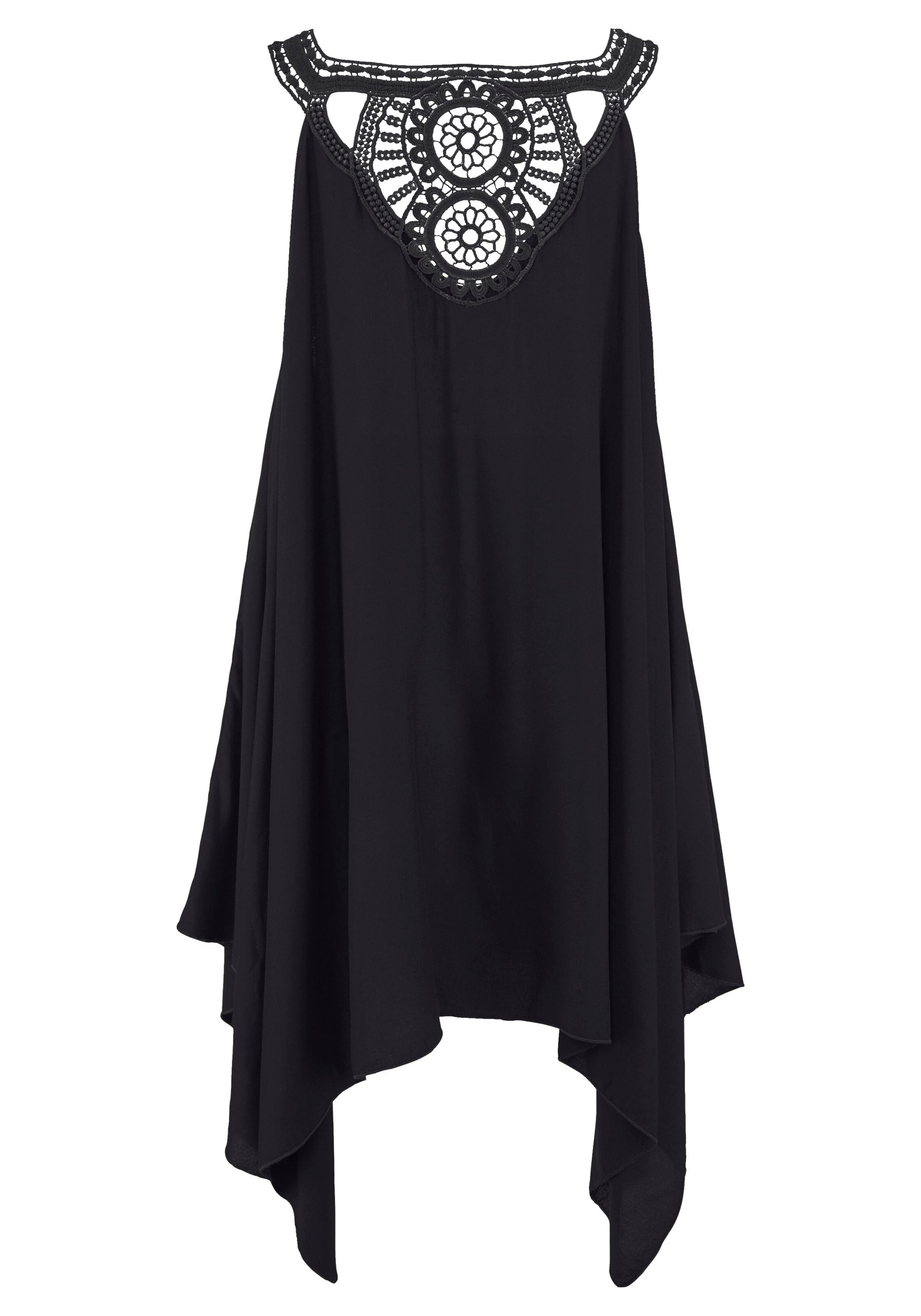 LASCANA Strandkleid in Schwarz