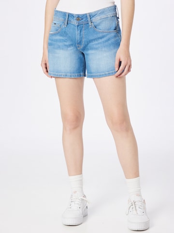 Pepe Jeans Regular Jeans 'SIOUXIE' in Blauw: voorkant