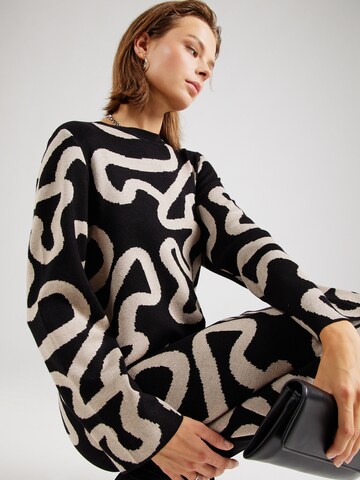 Freequent Knitted dress 'ANI' in Black