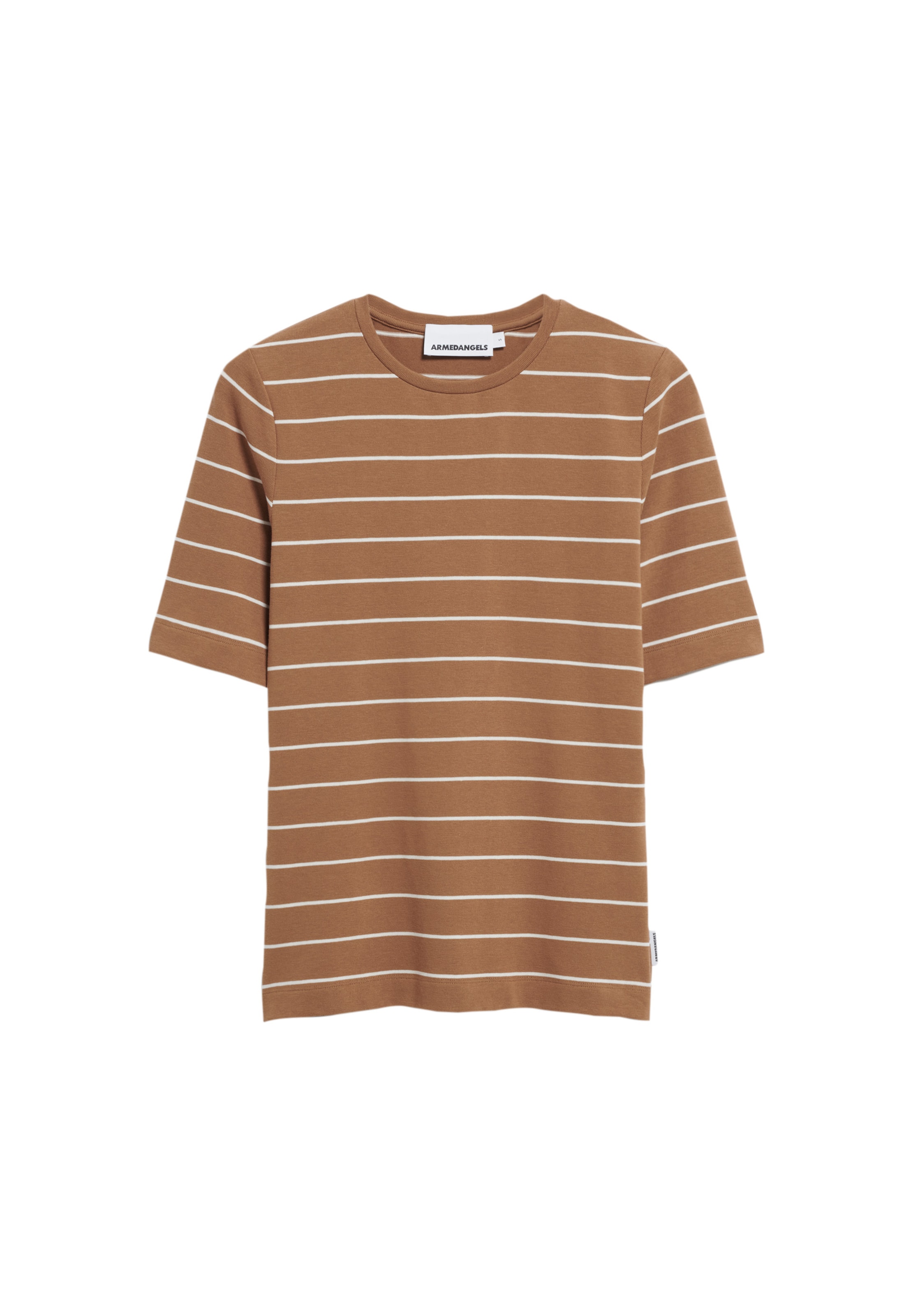 ARMEDANGELS Shirt in Bruin: voorkant