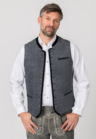 STOCKERPOINT Traditional vest 'Placido' in Blue: front