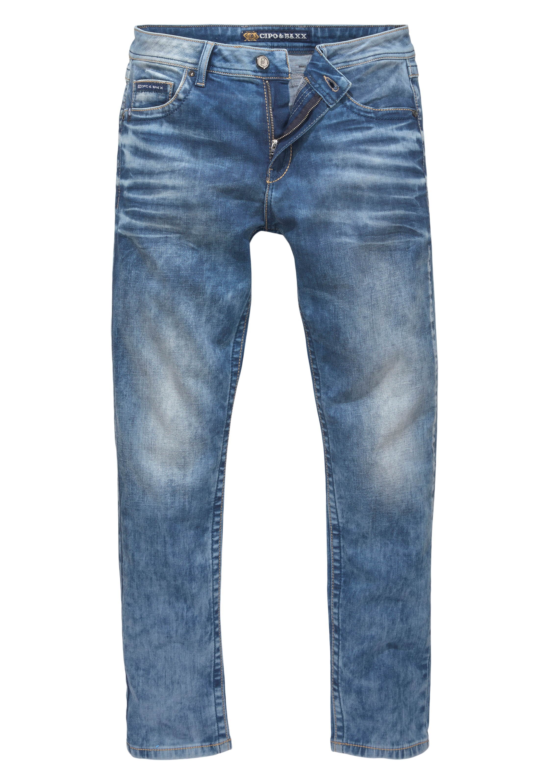 CIPO & BAXX Jeans in Blue: front