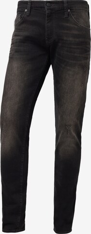 Mavi Slimfit Jeans 'James' i sort: forside