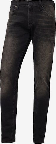 Mavi Slimfit Jeans 'James' in Zwart: voorkant