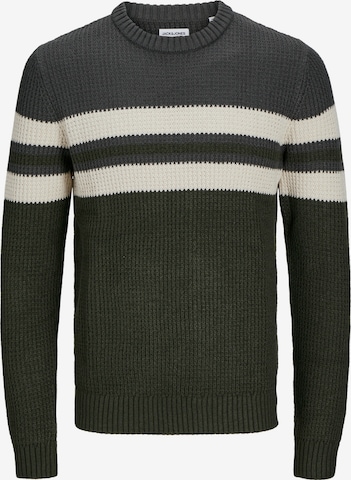 JACK & JONES Pullover 'JJSander' in Grün: Vorderseite