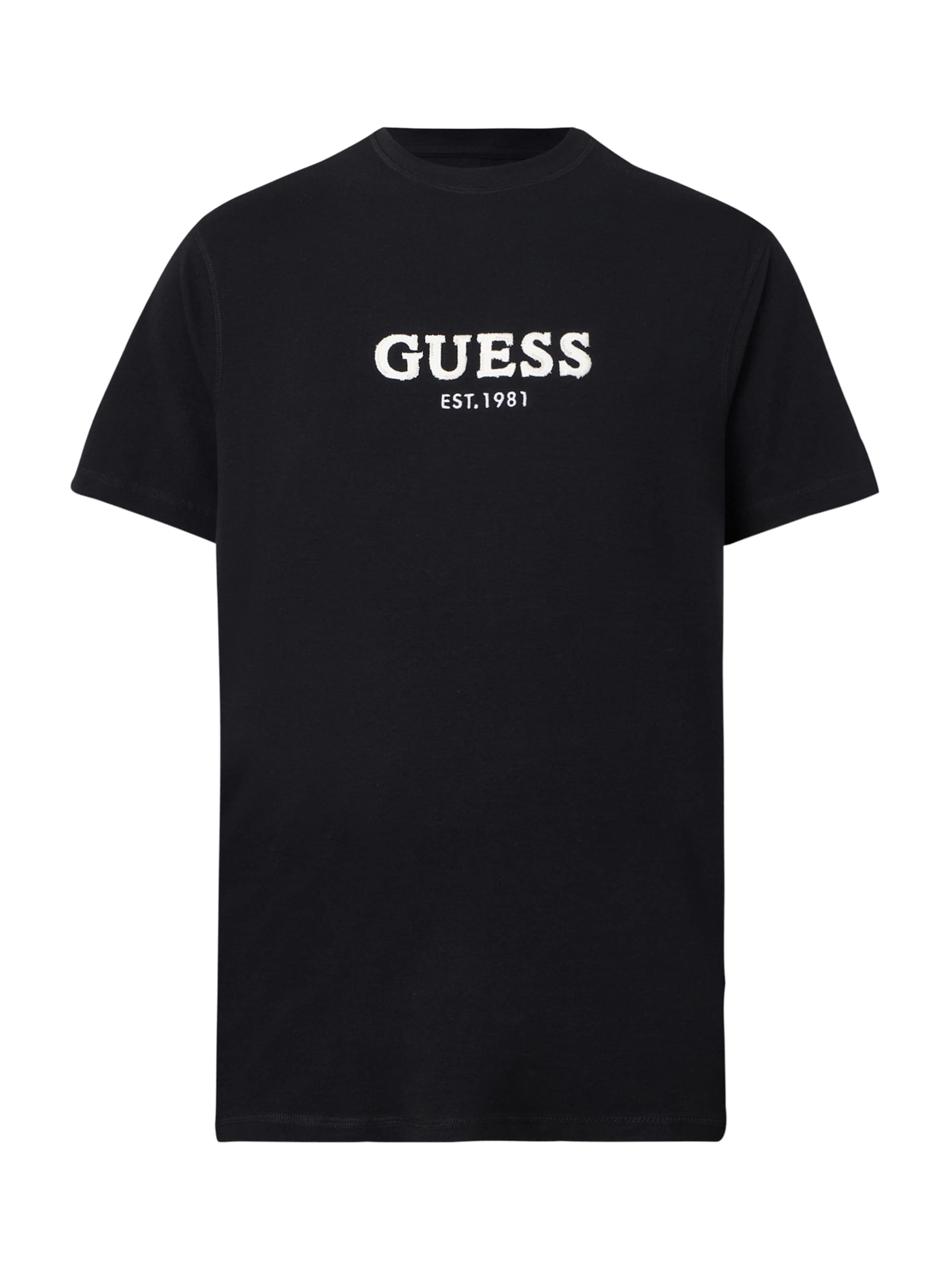 GUESS Tričko - Čierna: predná strana