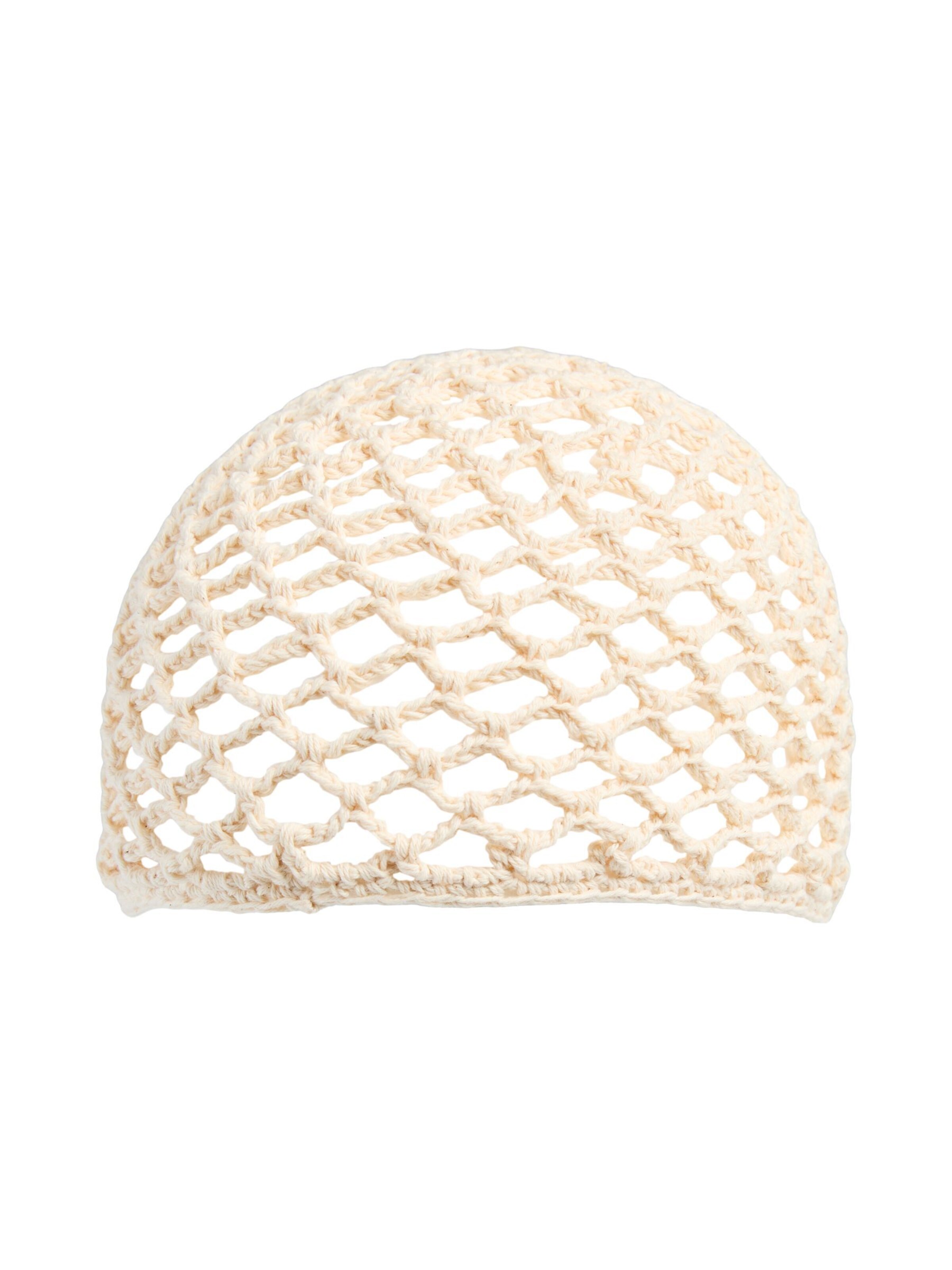 PIECES - Gorra 'PCAnnie' en blanco: frente