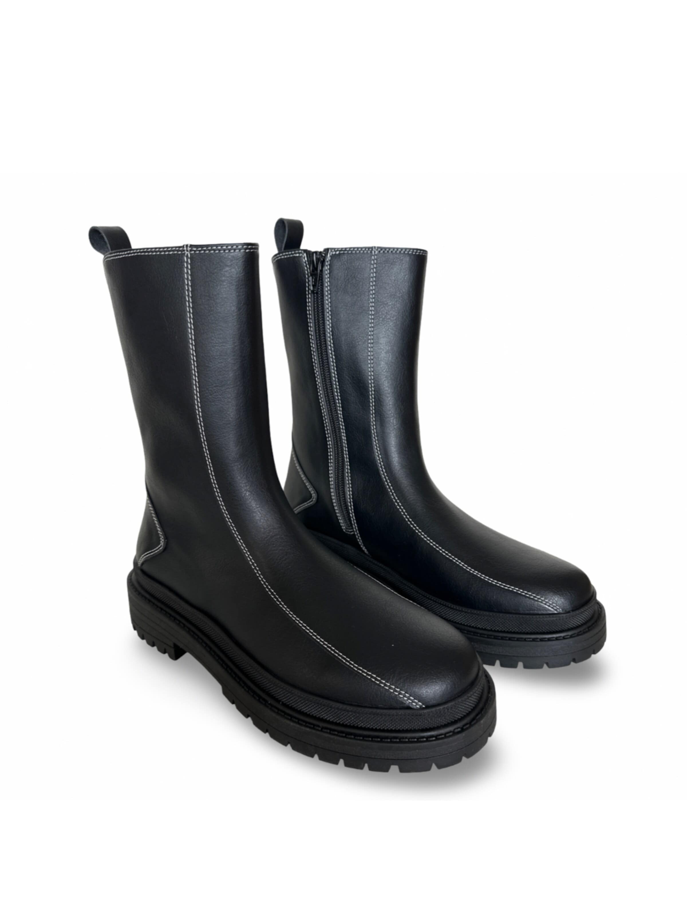 nae Vegan Shoes Botki po kostki 'REIKO' w kolorze czarny