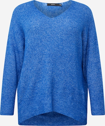 Vero Moda Curve Sweater 'Mili' in Blue: front