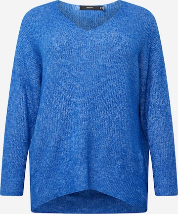 Vero Moda Curve Pullover 'Mili' i blå: forside