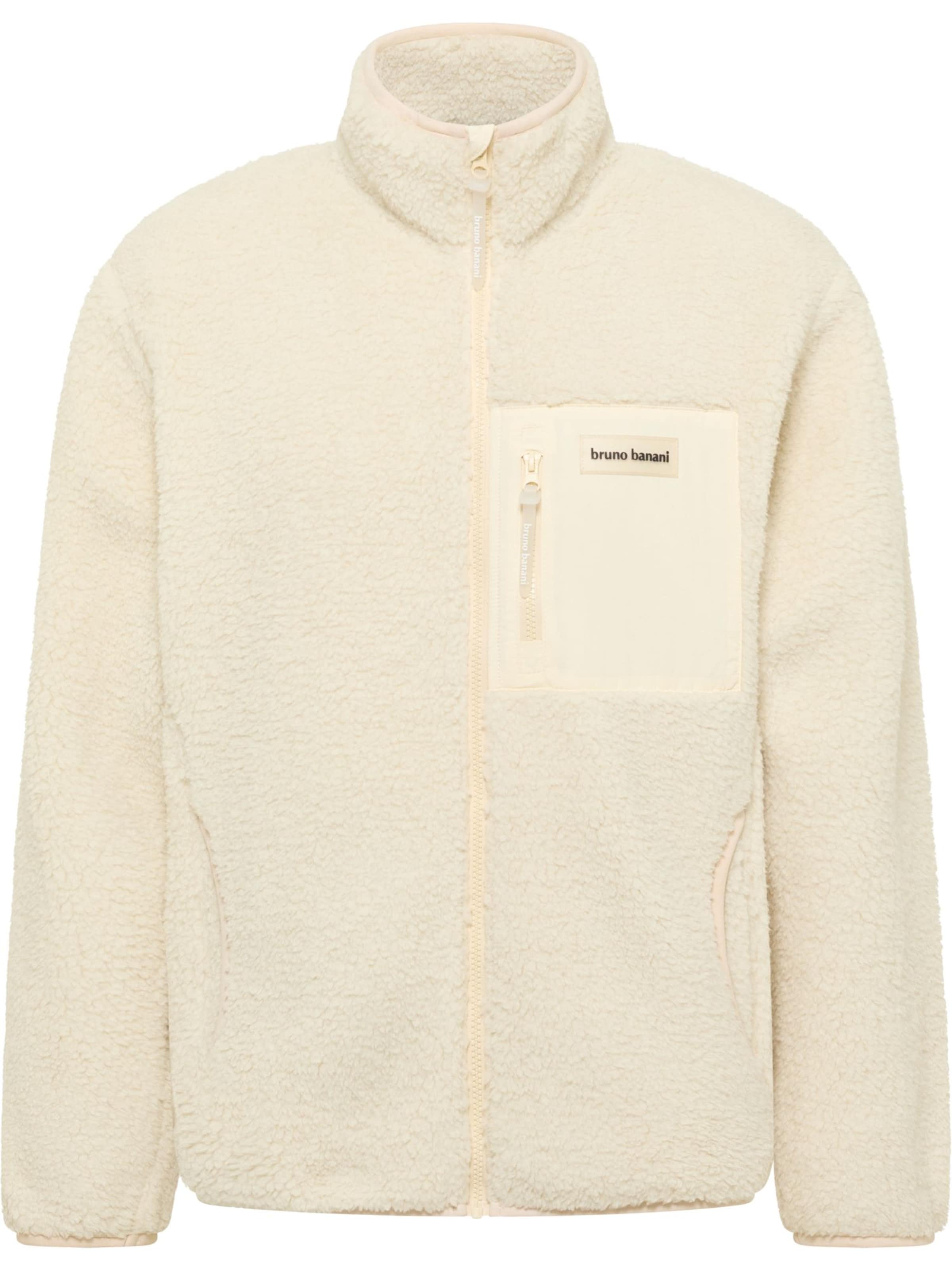 Veste en polaire 'Garret' Bruno Banani en beige : devant