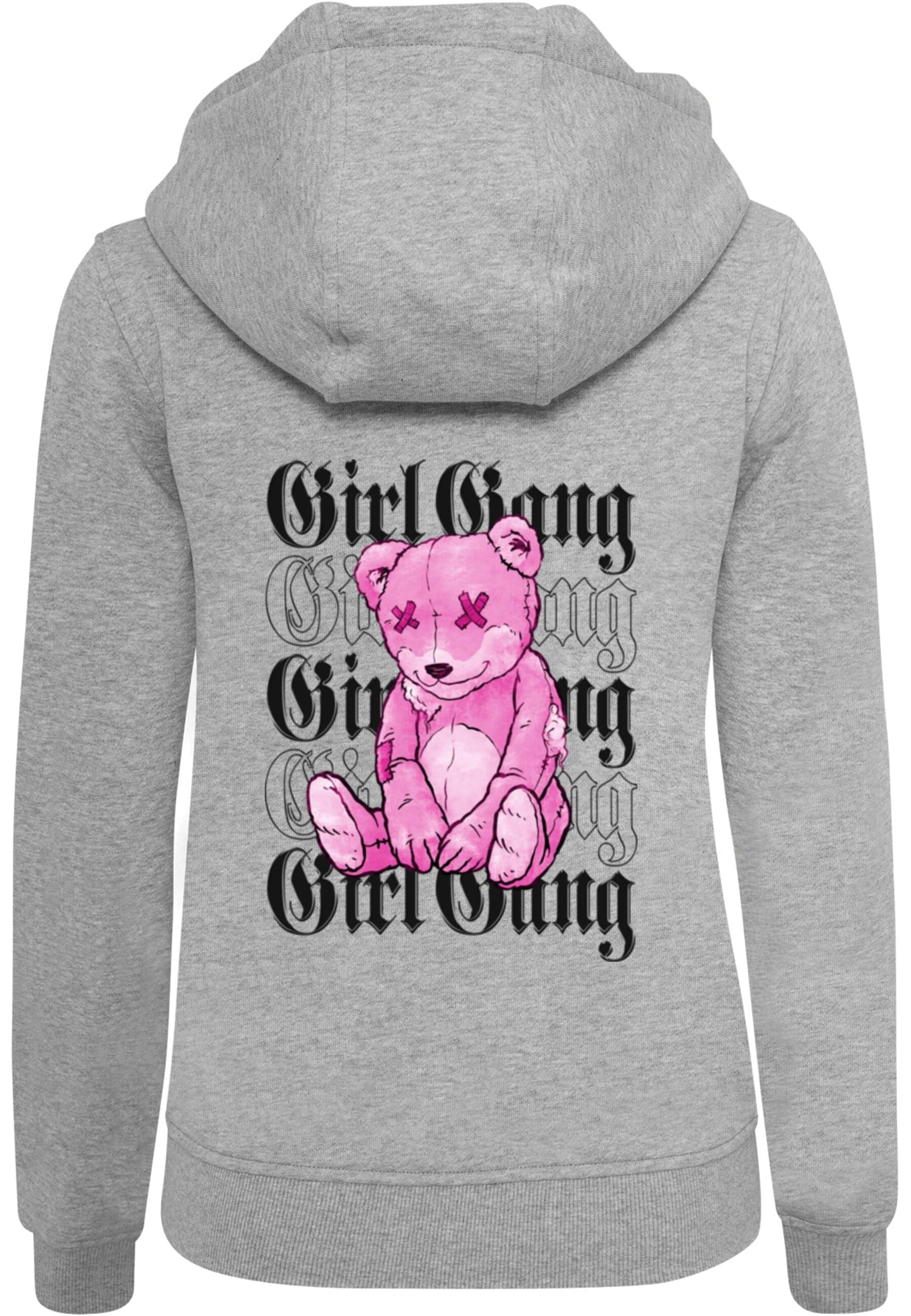 Sweat-shirt 'Girl Gang' Mister Tee en gris