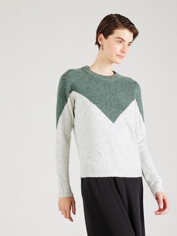 VERO MODA Pulóver 'VMPLAZA' - zöld: elől