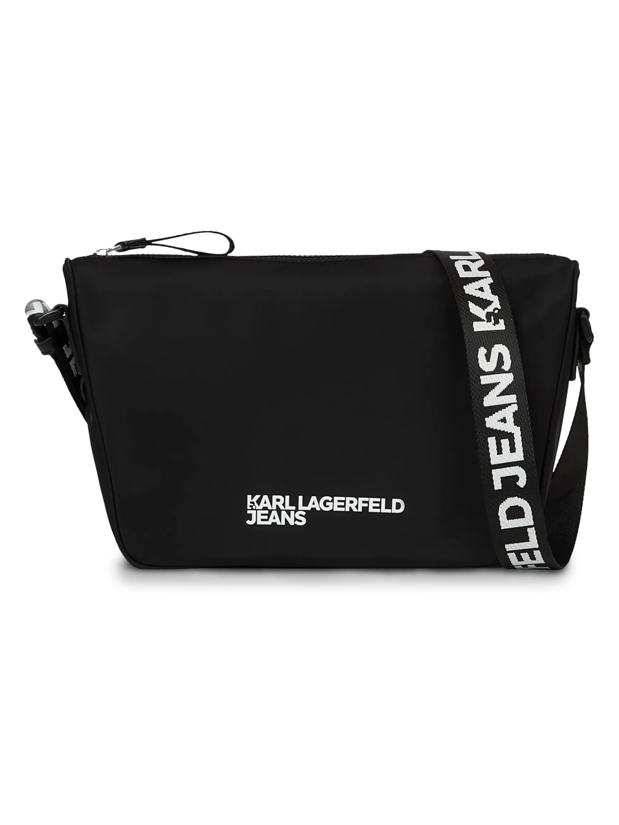 KARL LAGERFELD JEANS Olkalaukku koossa One Size värissä musta / valkoinen, Tuotenäkymä