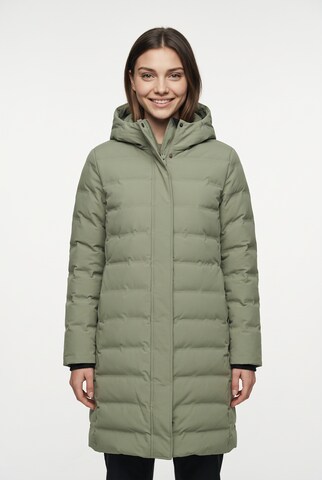 CMP Winter Coat in Green: front