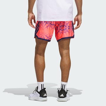 ADIDAS PERFORMANCE - Loosefit Pantalón deportivo 'Crazy Lite' en naranja